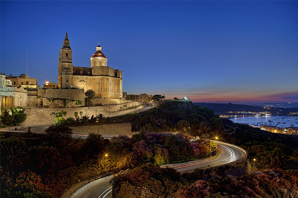 Mellieha at Night - Malta